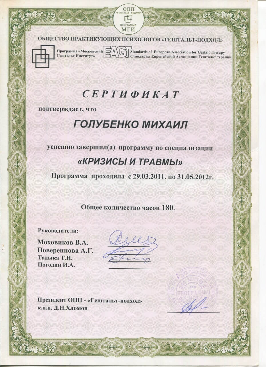 Сертифікат 2 Михайло Го...