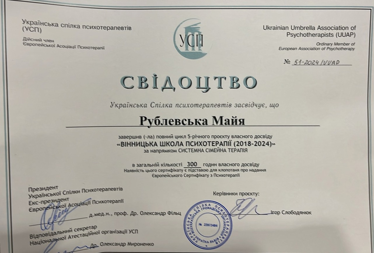 Сертификат 2 Майя Ру...