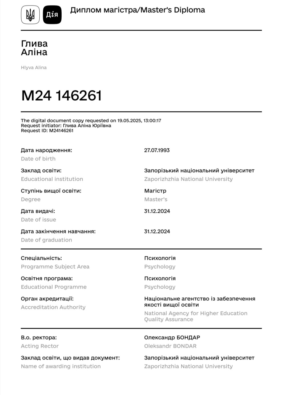 Сертифікат 1 Аліна Гл...