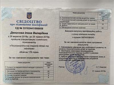 Сертифікат 4 Ілона Де...