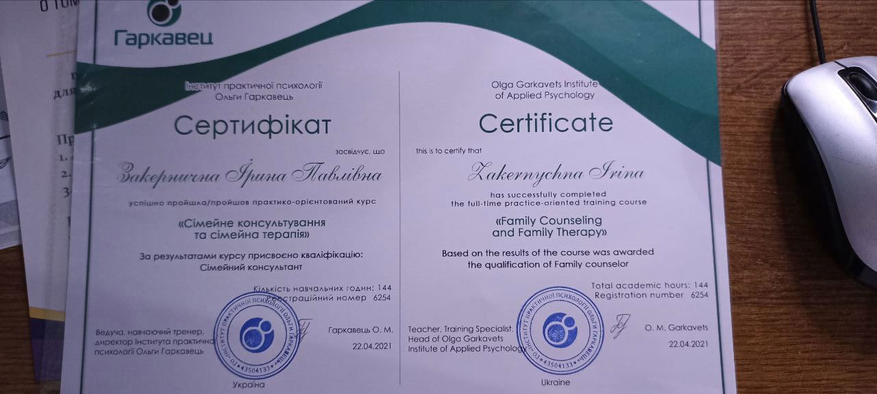 Сертификат 2 Ирина За...