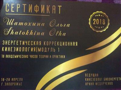 Сертификат 3 Ольга  Ша...
