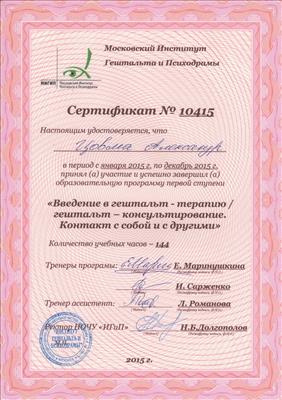 Сертификат 5 Александр Цо...