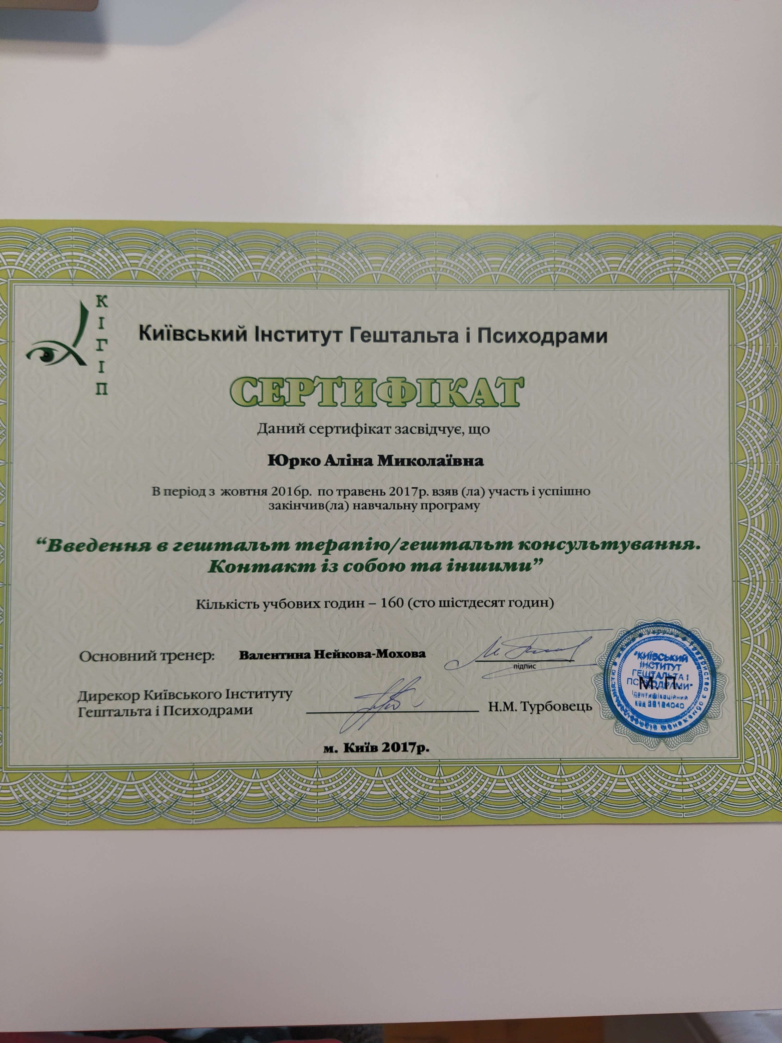 Сертифікат 4 Аліна Юр...