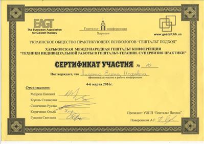 Сертифікат 2 Олена Ди...