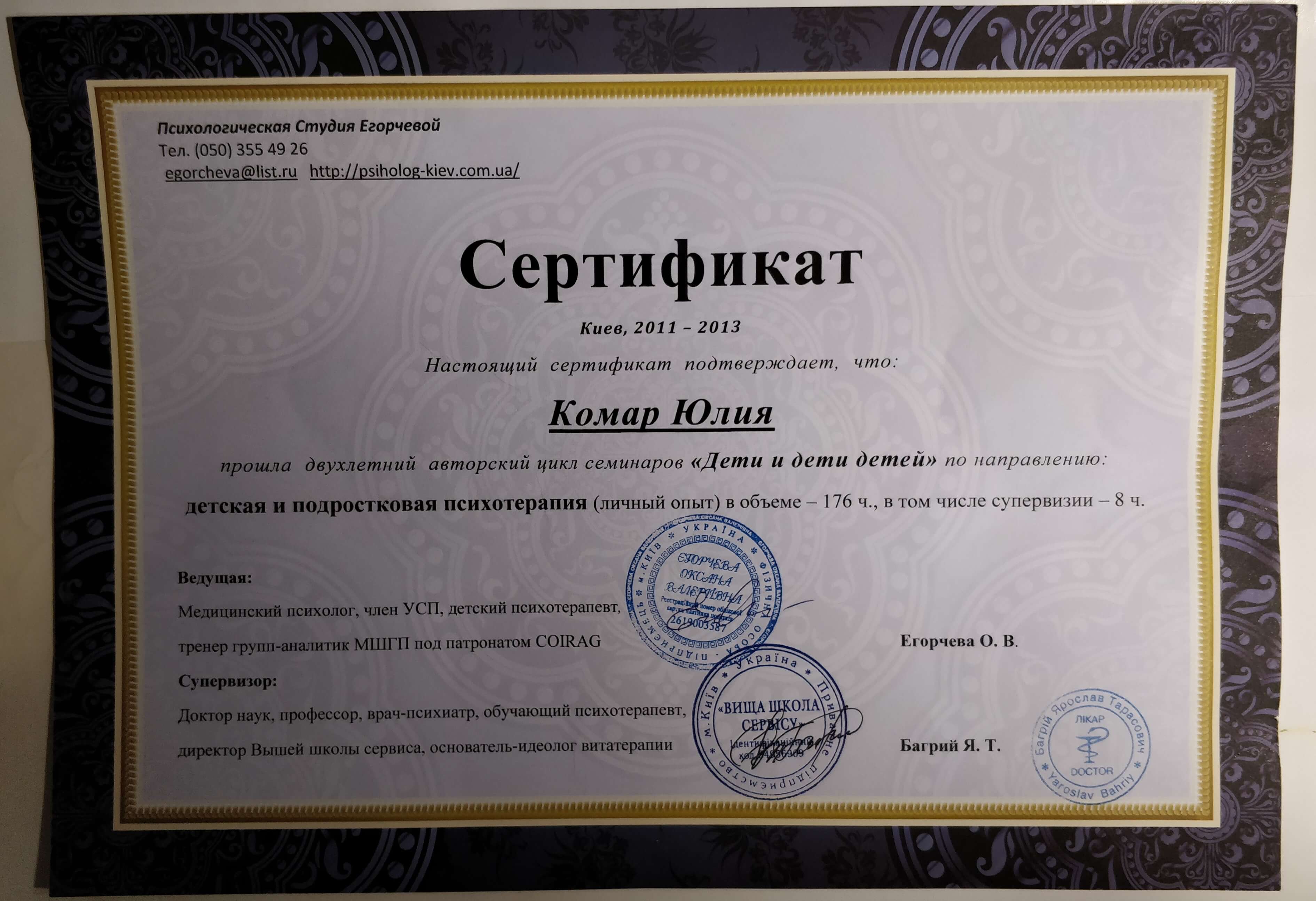 Сертификат 2 Юлия Ко...