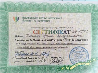 Сертифікат 5 Ірина Ку...
