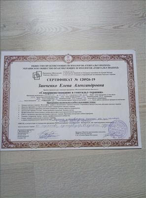Сертифікат 2 Олена Зи...