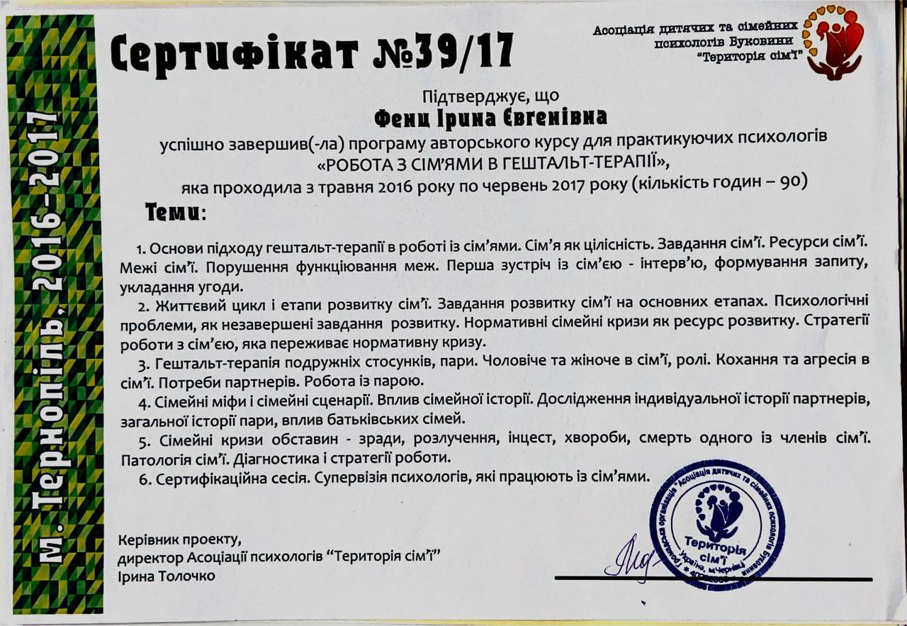 Сертификат 4 Ирина Фе...
