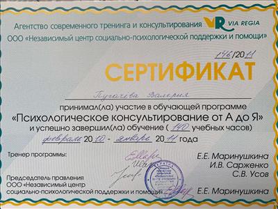 Сертификат 2 Валерия  Пу...