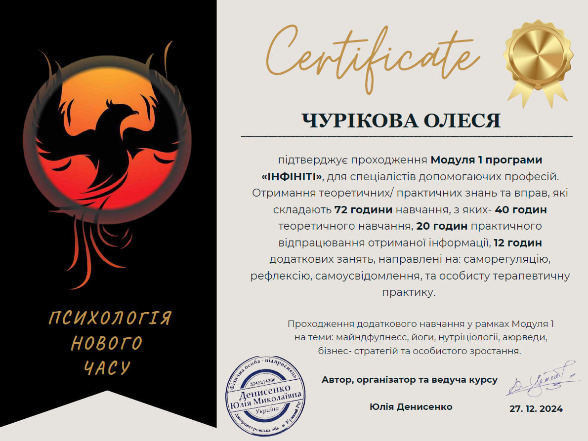 Сертифікат 4 Олеся Чу...