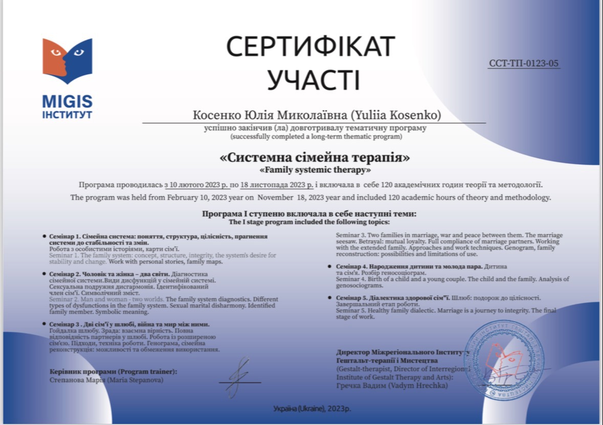 Сертификат 2 Юлия Ко...