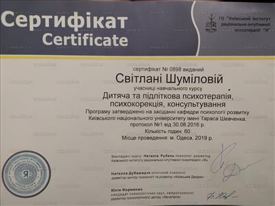 Сертификат 4 Светлана Шу...