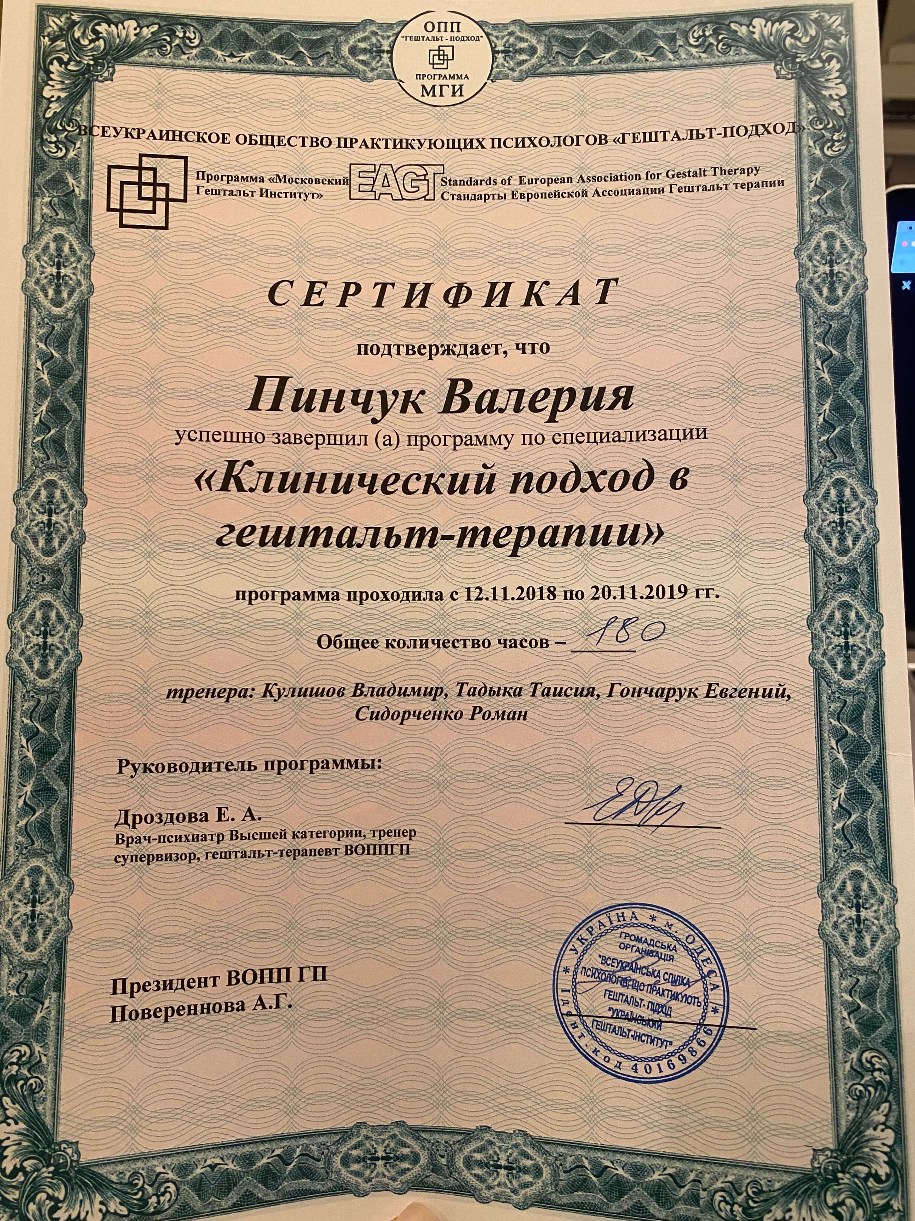 Сертификат 5 Валерия Пи...